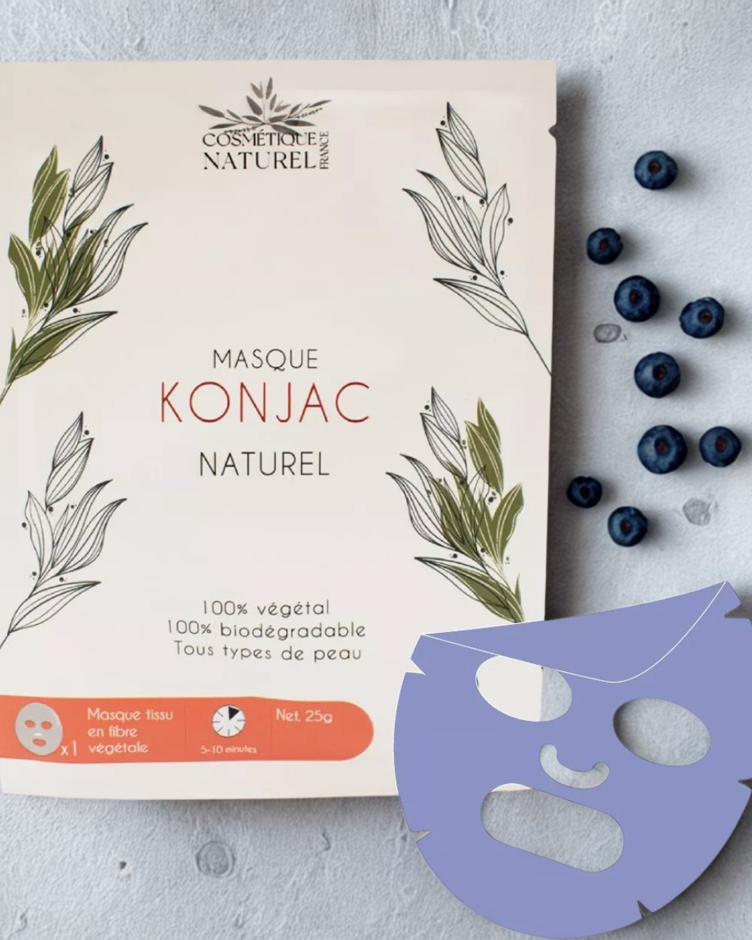 Masque visage BIO- Myrtille