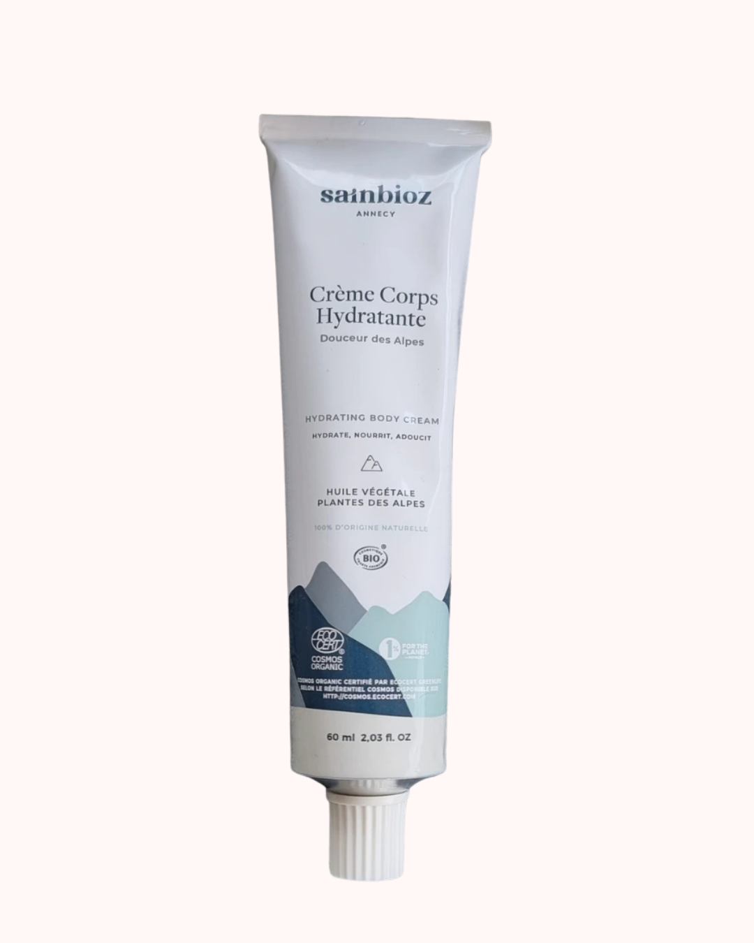 SAINBIOZ – CRÈME CORPS HYDRATANTE DOUCEUR DES ALPES 60ML – 14€